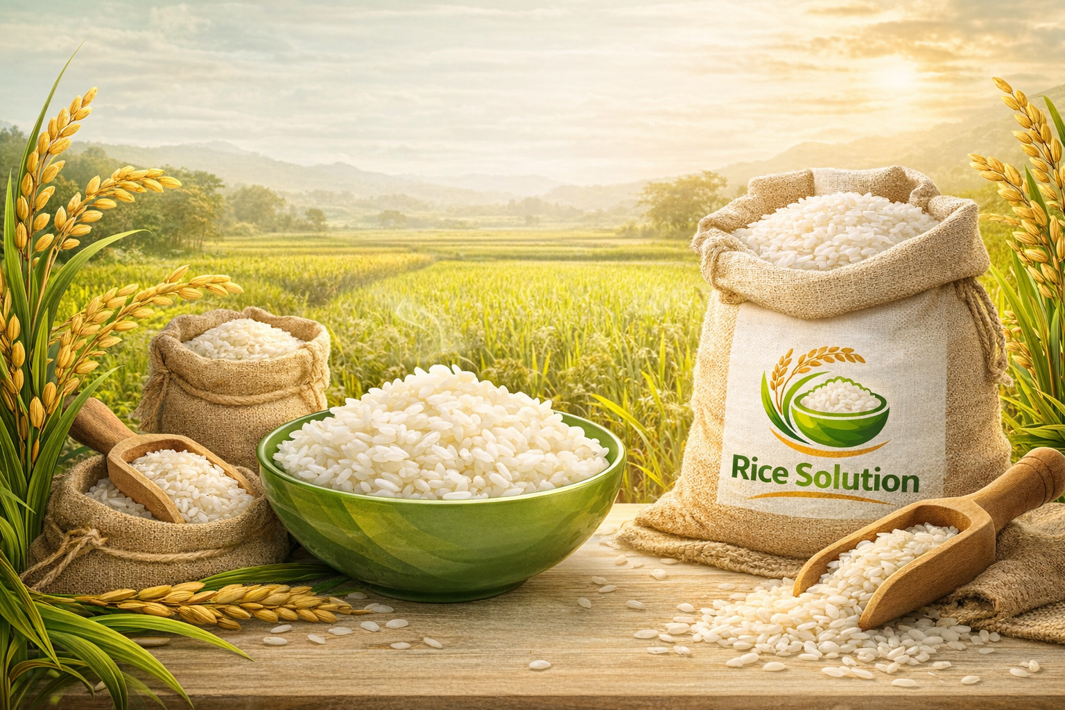 Rice banner